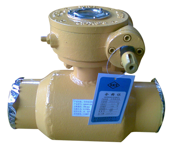 All welded ball valve